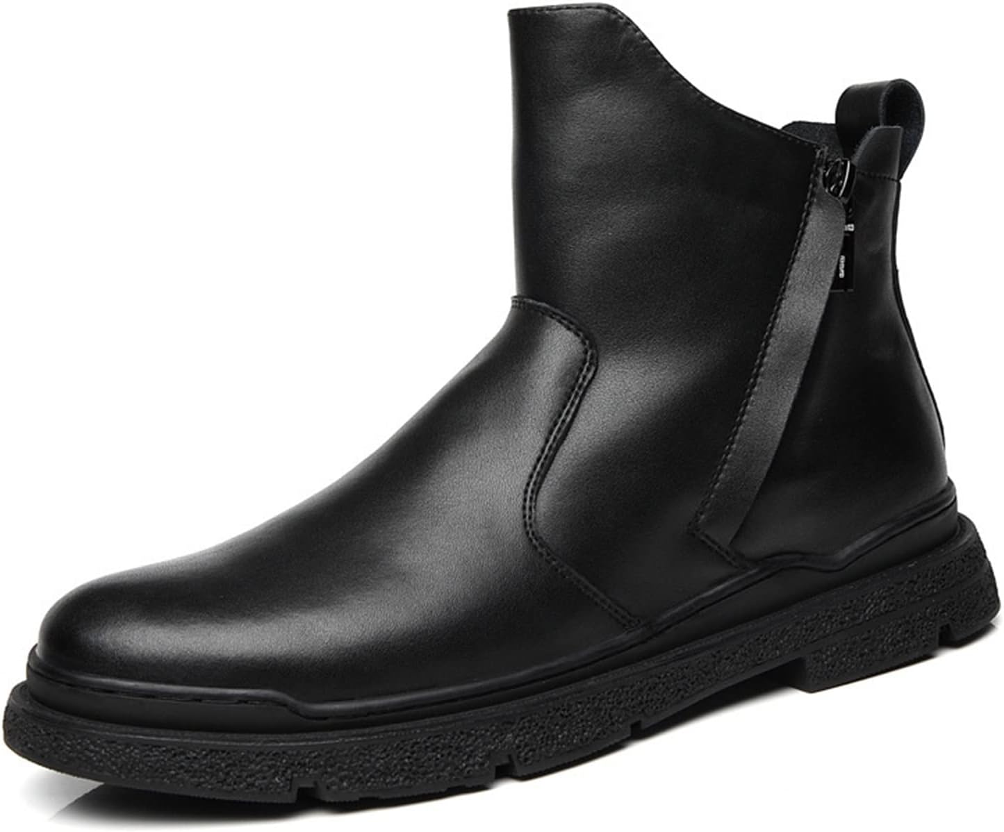 Мужские ботинки на щиколотке с двойной боковой молнией, из натуральной кожи, водонепроницаемые, нескользящие, износостойкие, подходят для делового и повседневного использования. (Цвет: черный, размер: 8) Gommer
Мужские ботинки на щиколотке с двойной боковой молнией, из натуральной кожи, водонепроницаемые, нескользящие, износостойкие, подходят для делового и повседневного использования. (Цвет: черный, размер: 8) Gommer