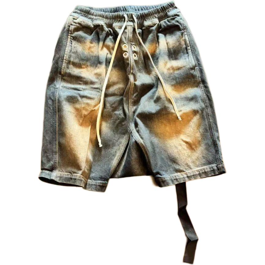 Джинсовые шорты мужские Rick Owens DRKSHDW, хаки
Джинсовые шорты мужские Rick Owens DRKSHDW, хаки