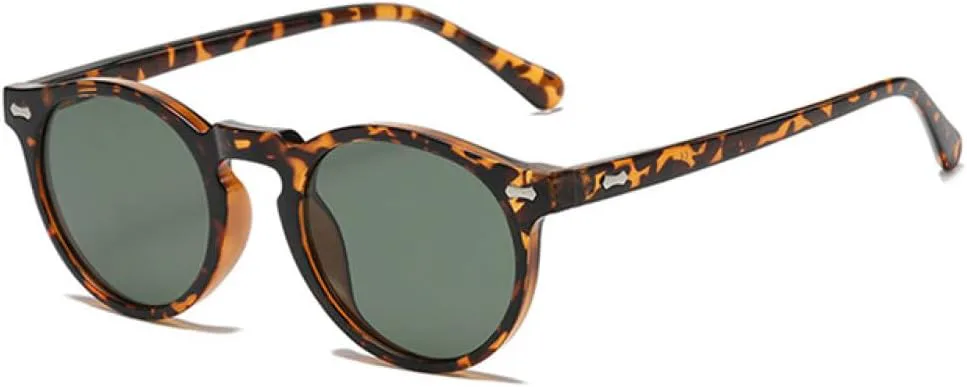 Ретро круглые поляризованные солнцезащитные очки для женщин, модные очки с заклепками, защита от УФ-излучения UV400, панк-очки темно-зеленого цвета generic, C1-33434
Ретро круглые поляризованные солнцезащитные очки для женщин, модные очки с заклепками, защита от УФ-излучения UV400, панк-очки темно-зеленого цвета generic, C1-33434