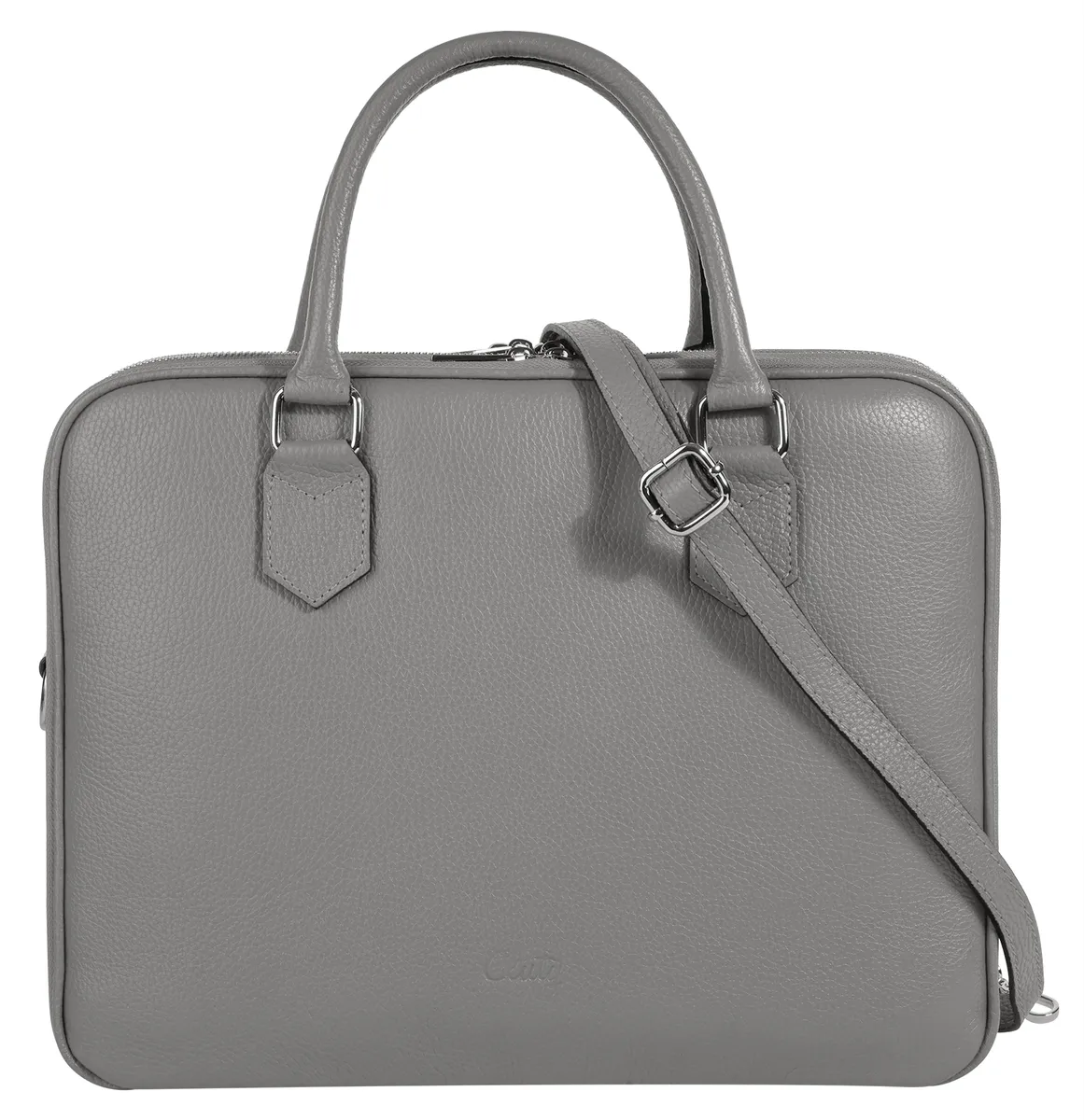 Портфель Cluty, натуральная кожа, производство Италия, серый
Портфель Cluty, натуральная кожа, производство Италия, серый
