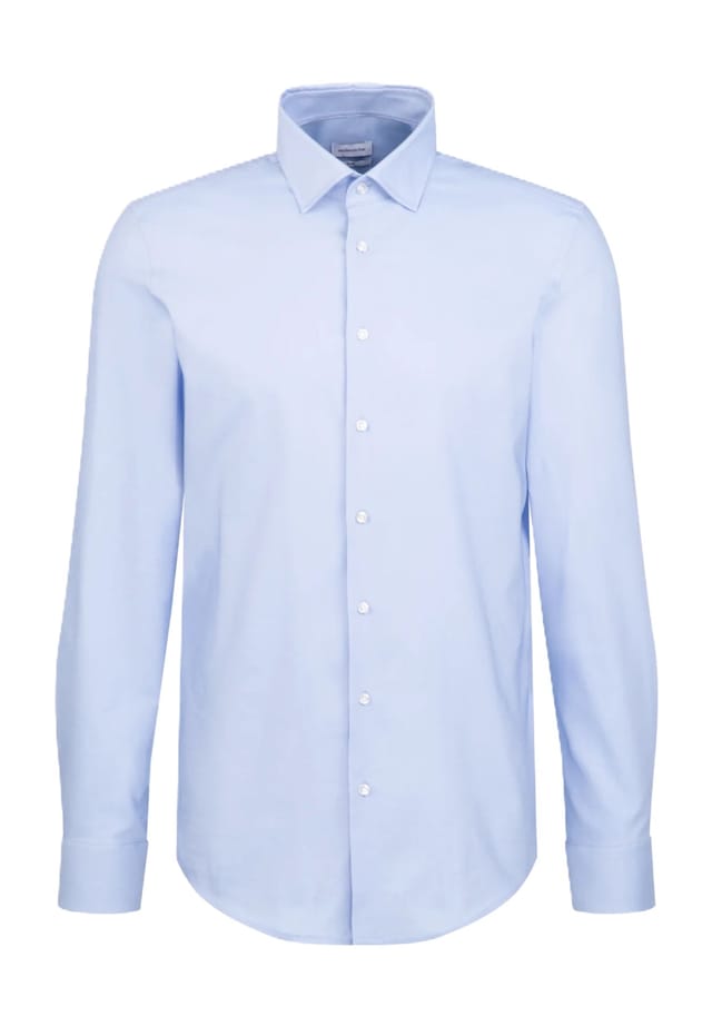 Рубашка делового покроя с воротником-стойкой Kent Seidensticker, голубой
Рубашка делового покроя с воротником-стойкой Kent Seidensticker, голубой