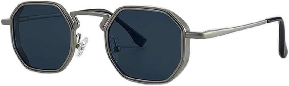 Мужские солнцезащитные очки в стиле стимпанк с маленькой оправой, винтажные панк-очки 2025 года, классические многоугольные металлические солнцезащитные очки для мужчин, защита от ультрафиолета UV400 KTUCN, C2blackwhite
Мужские солнцезащитные очки в стиле стимпанк с маленькой оправой, винтажные панк-очки 2025 года, классические многоугольные металлические солнцезащитные очки для мужчин, защита от ультрафиолета UV400 KTUCN, C2blackwhite