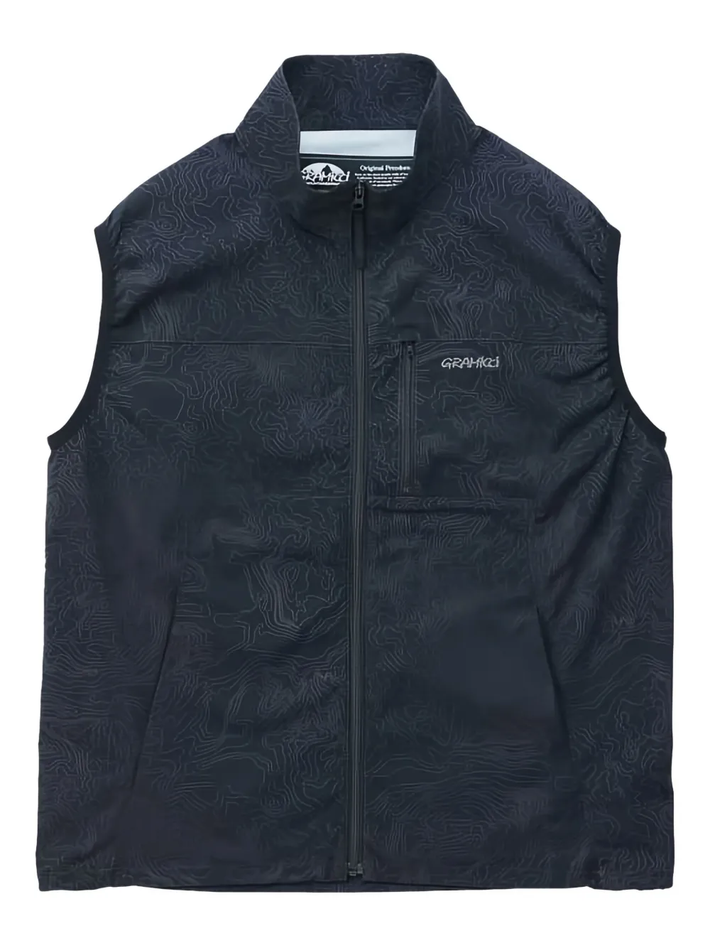 Жилет на молнии с принтом Gramicci, синий
Жилет на молнии с принтом Gramicci, синий