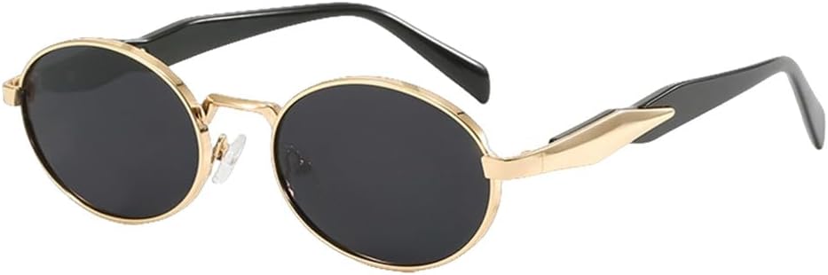 Ретро-солнцезащитные очки овальной формы 2027 года, модные, простые, с небольшим оправом, в стиле панк, с защитой от УФ-излучения UV400, золотисто-серые, один размер MTZJH, One Color
Ретро-солнцезащитные очки овальной формы 2027 года, модные, простые, с небольшим оправом, в стиле панк, с защитой от УФ-излучения UV400, золотисто-серые, один размер MTZJH, One Color