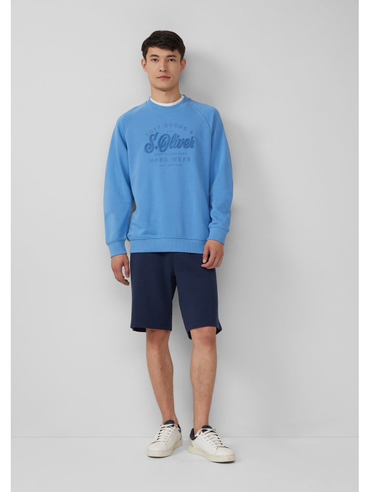 Тканевые шорты s.Oliver, синий
Тканевые шорты s.Oliver, синий