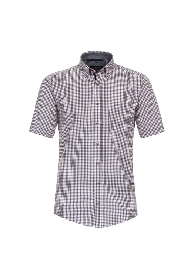 Повседневная рубашка с коротким рукавом в клетку свободного покроя Casamoda, красный
Повседневная рубашка с коротким рукавом в клетку свободного покроя Casamoda, красный