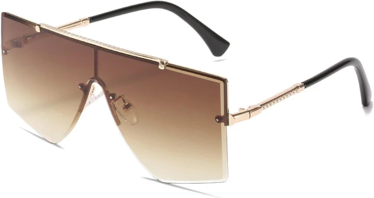 Модные панк-солнцезащитные очки для мужчин и женщин, роскошные винтажные солнцезащитные очки для активного отдыха и вождения, защита от УФ-излучения UV400 TKKTLLT, Black Gradient Tea
Модные панк-солнцезащитные очки для мужчин и женщин, роскошные винтажные солнцезащитные очки для активного отдыха и вождения, защита от УФ-излучения UV400 TKKTLLT, Black Gradient Tea