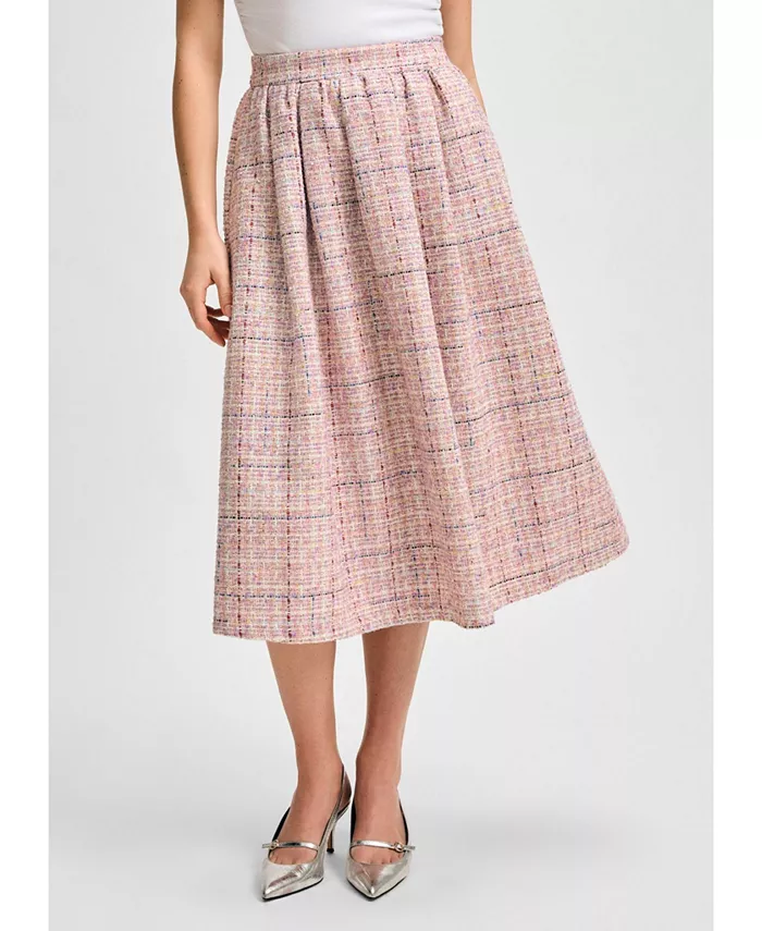 Женская твидовая юбка миди Tea Isaac Mizrahi, фиолетовый
Женская твидовая юбка миди Tea Isaac Mizrahi, фиолетовый