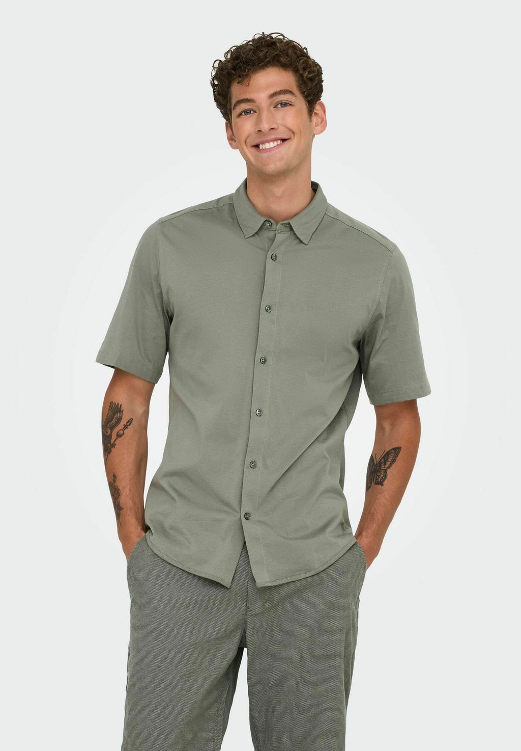 Рубашка ROBIN Only & Sons, светло-серый
Рубашка ROBIN Only & Sons, светло-серый