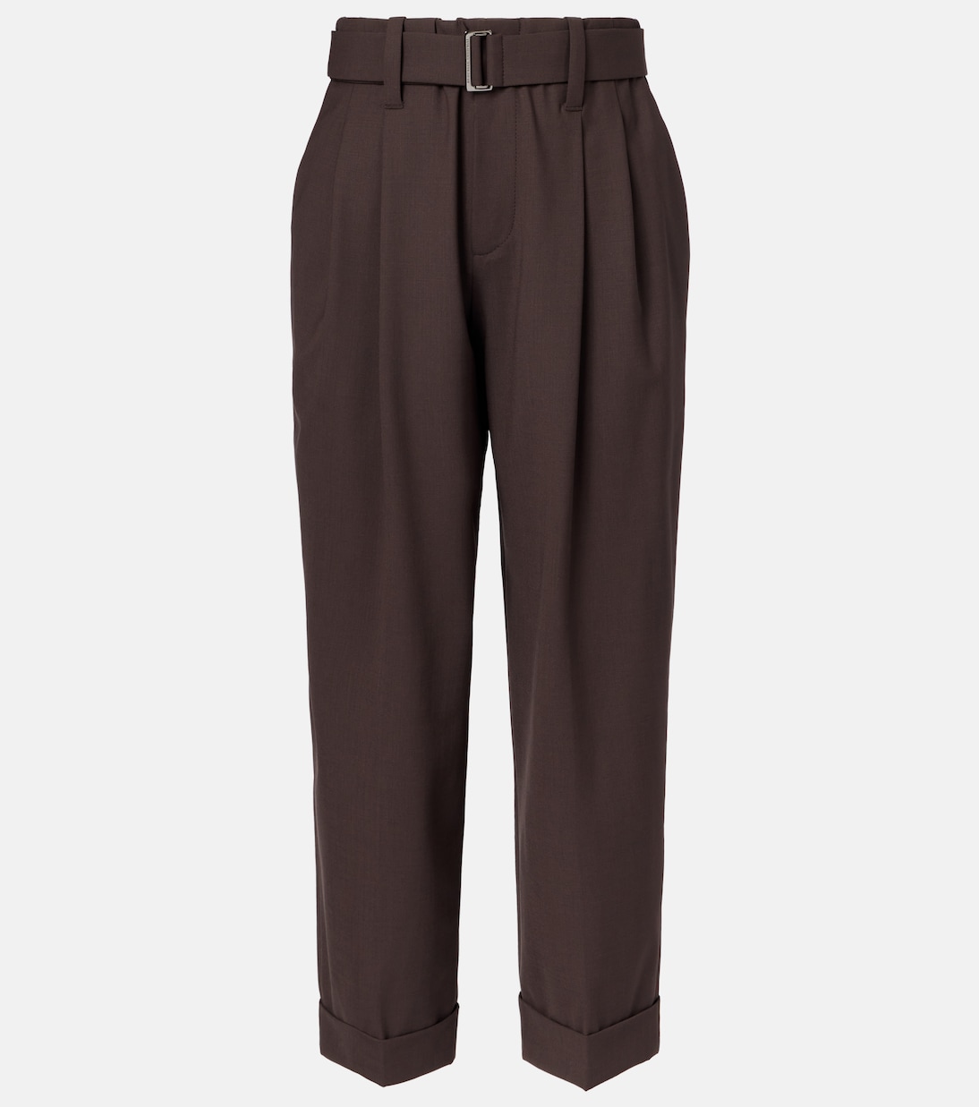 Широкие брюки с поясом из шерстяной смеси Brunello Cucinelli, коричневый
Широкие брюки с поясом из шерстяной смеси Brunello Cucinelli, коричневый