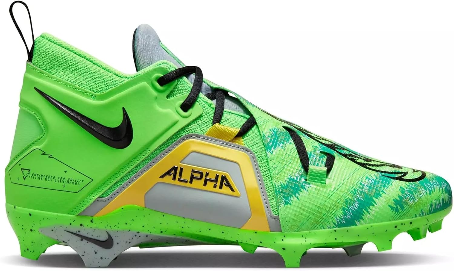Футбольные бутсы Nike Men's Alpha Menace Pro 3, Green Strike/Mica Green/Opti Yellow/Black
Футбольные бутсы Nike Men's Alpha Menace Pro 3, Green Strike/Mica Green/Opti Yellow/Black