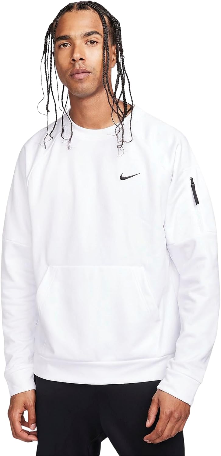 Мужская однотонная флисовая толстовка Nike, White
Мужская однотонная флисовая толстовка Nike, White