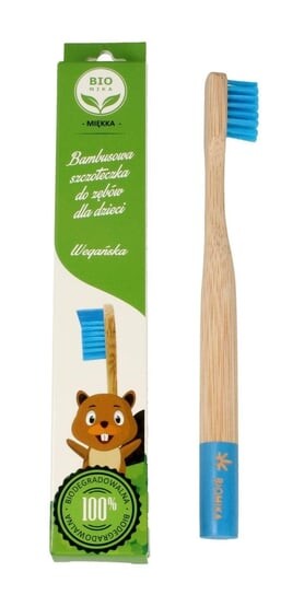 Мягкая бамбуковая зубная щетка для детей - синяя щетина 1 шт. Biomika
Мягкая бамбуковая зубная щетка для детей - синяя щетина 1 шт. Biomika