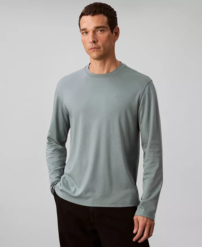 Футболка с длинным рукавом Supima Cotton Crewneck Calvin Klein, синий
Футболка с длинным рукавом Supima Cotton Crewneck Calvin Klein, синий