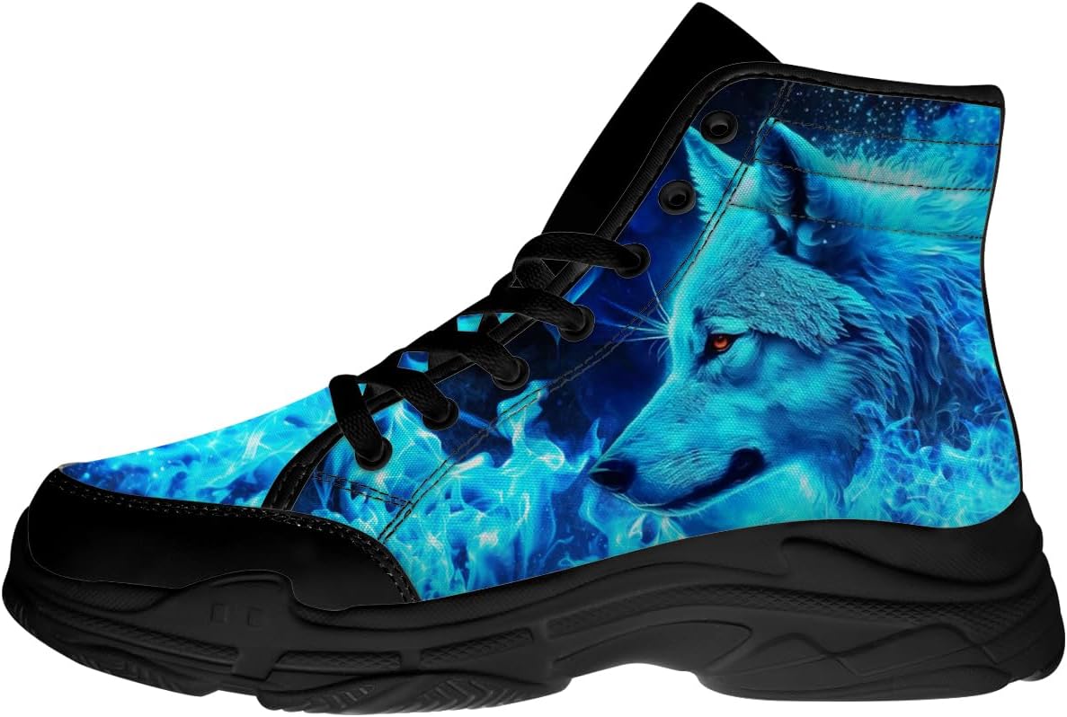 Мужские кроссовки Wolf, высокие, черные, на шнуровке, из ткани, подарок для него и для нее Quorax
Мужские кроссовки Wolf, высокие, черные, на шнуровке, из ткани, подарок для него и для нее Quorax