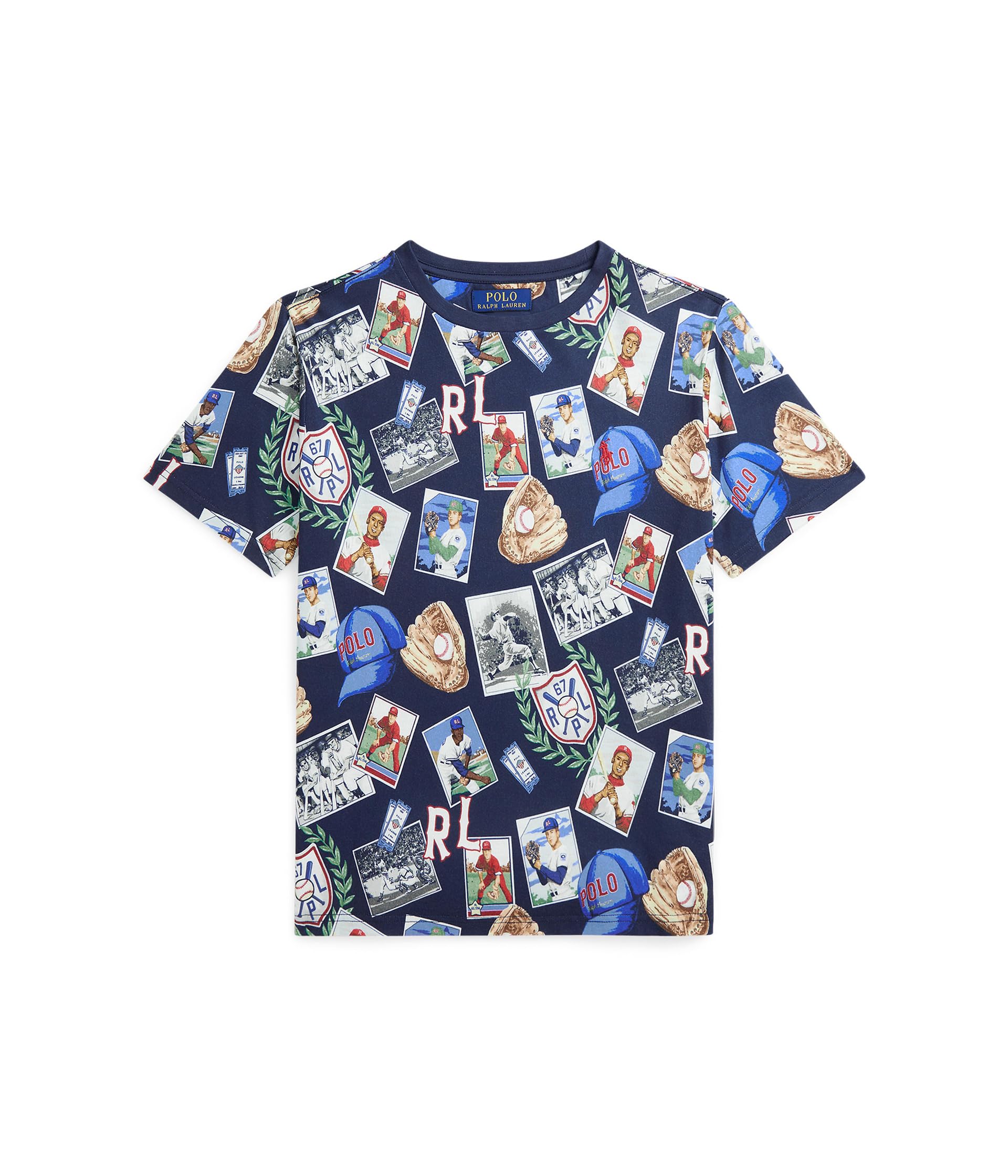 Футболка Polo Ralph Lauren Kids Baseball-Print Cotton Jersey Tee, цвет Baseball Cards Print
Футболка Polo Ralph Lauren Kids Baseball-Print Cotton Jersey Tee, цвет Baseball Cards Print