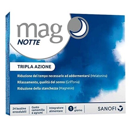 ARTICOLO SENZA BRAND Mag Notte Добавка 24 пакетика 50,4 г Sanofi
ARTICOLO SENZA BRAND Mag Notte Добавка 24 пакетика 50,4 г Sanofi