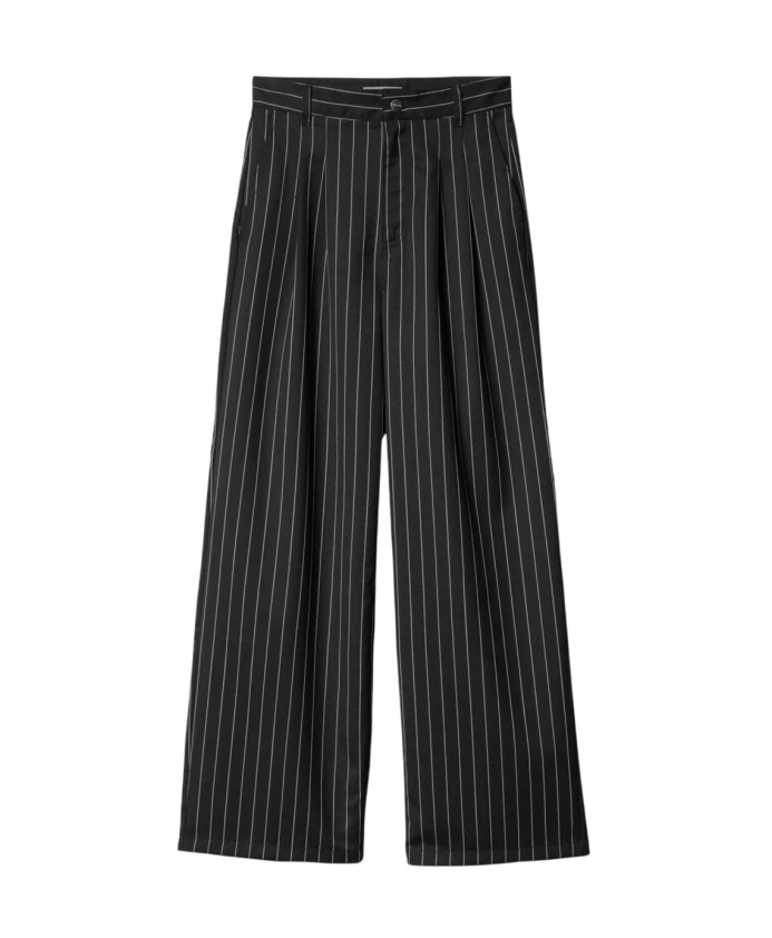 Брюки с высокой талией и широкими штанинами Carhartt Wip, черный
Брюки с высокой талией и широкими штанинами Carhartt Wip, черный