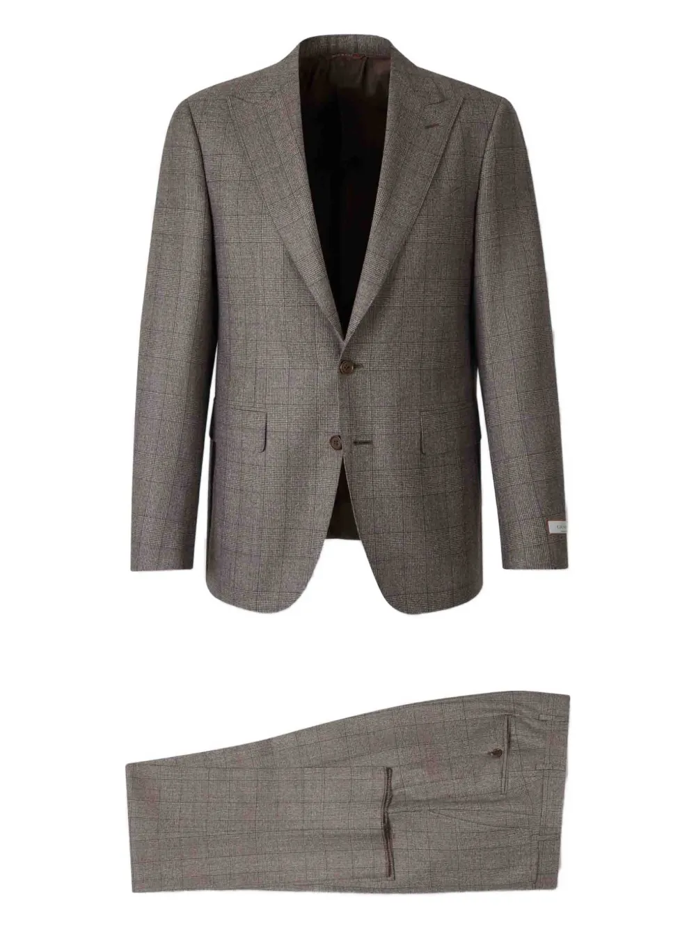 Костюм в клетку Canali, коричневый
Костюм в клетку Canali, коричневый
