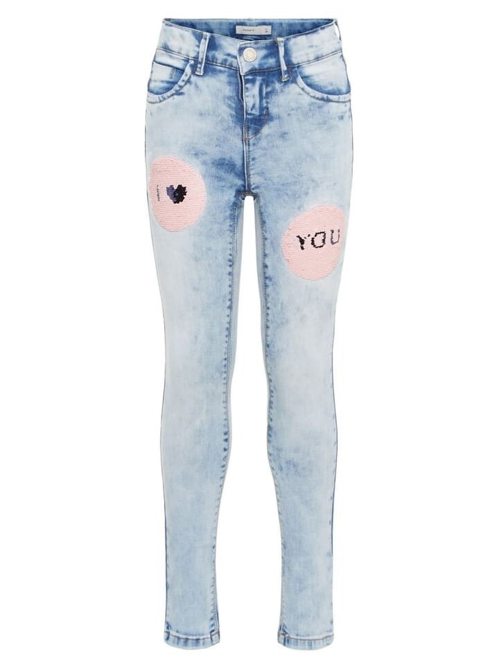 Джинсы name it Mädchen hose Pailletten, синий
Джинсы name it Mädchen hose Pailletten, синий