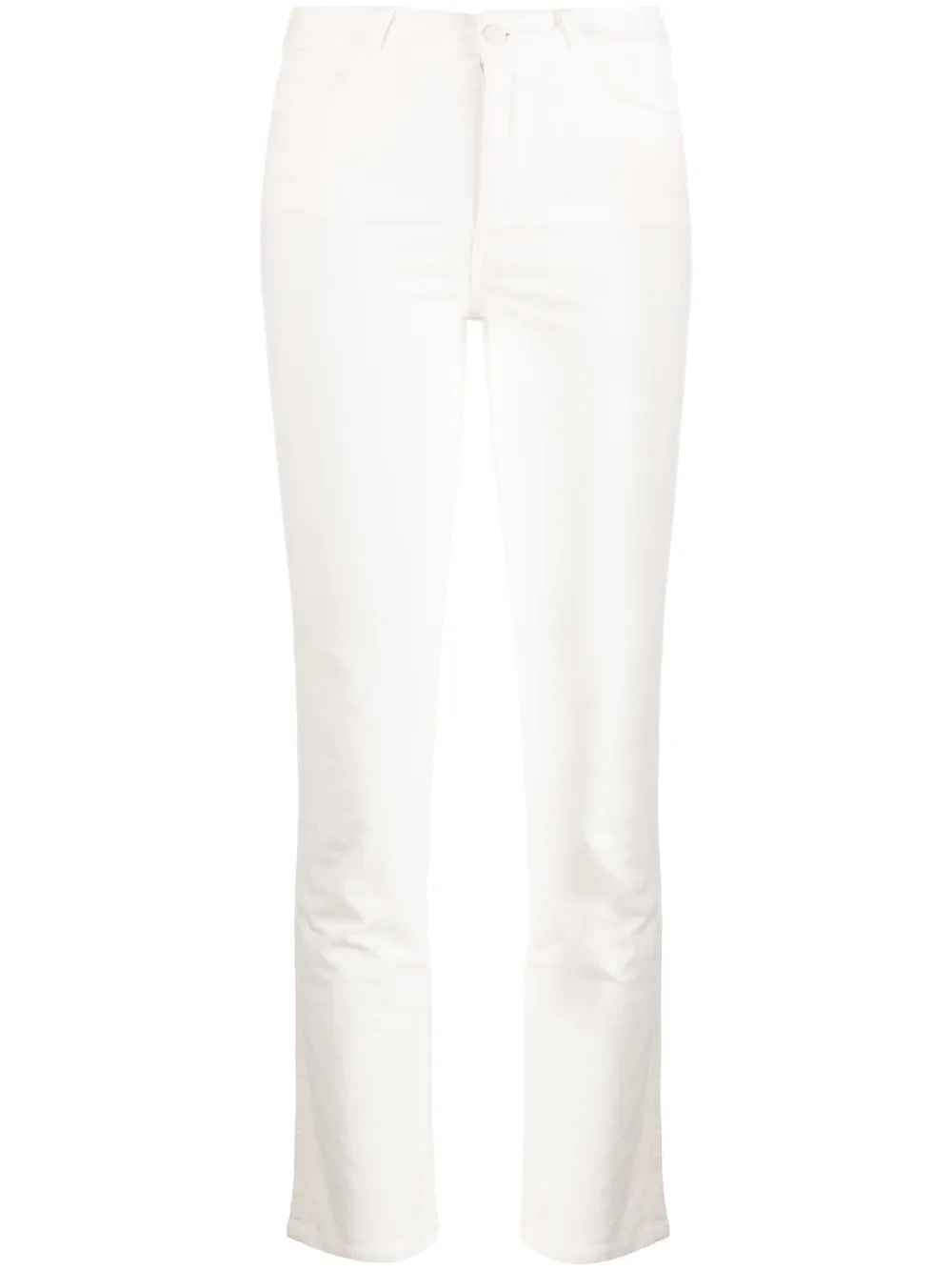 Укороченные брюки средней посадки PAIGE, белый
Укороченные брюки средней посадки PAIGE, белый