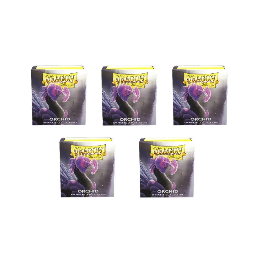 Стандартные рукава — матовая двойная орхидея (10 упаковок по 100 шт.), Dragon Shield - Card Sleeves - Standard Matte Dual 
Стандартные рукава — матовая двойная орхидея (10 упаковок по 100 шт.), Dragon Shield - Card Sleeves - Standard Matte Dual