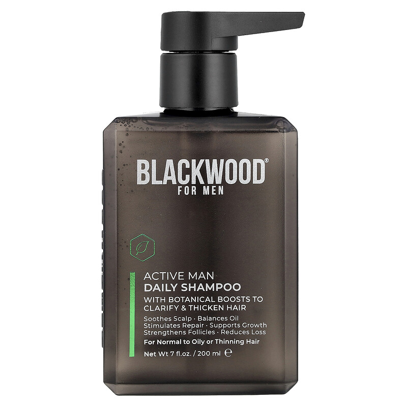 Blackwood For Men, Active Man Daily, шампунь для нормальных, жирных или истонченных волос, 200 мл (7 жидк. Унций)
Blackwood For Men, Active Man Daily, шампунь для нормальных, жирных или истонченных волос, 200 мл (7 жидк. Унций)
