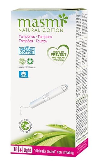 Тампоны Masmi Natural Cotton с легким аппликатором, 100% органический хлопок, 18 шт.
Тампоны Masmi Natural Cotton с легким аппликатором, 100% органический хлопок, 18 шт.