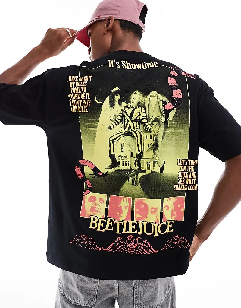 Футболка унисекс оверсайз на Хэллоуин с принтом Beetlejuice черного цвета ASOS DESIGN
Футболка унисекс оверсайз на Хэллоуин с принтом Beetlejuice черного цвета ASOS DESIGN