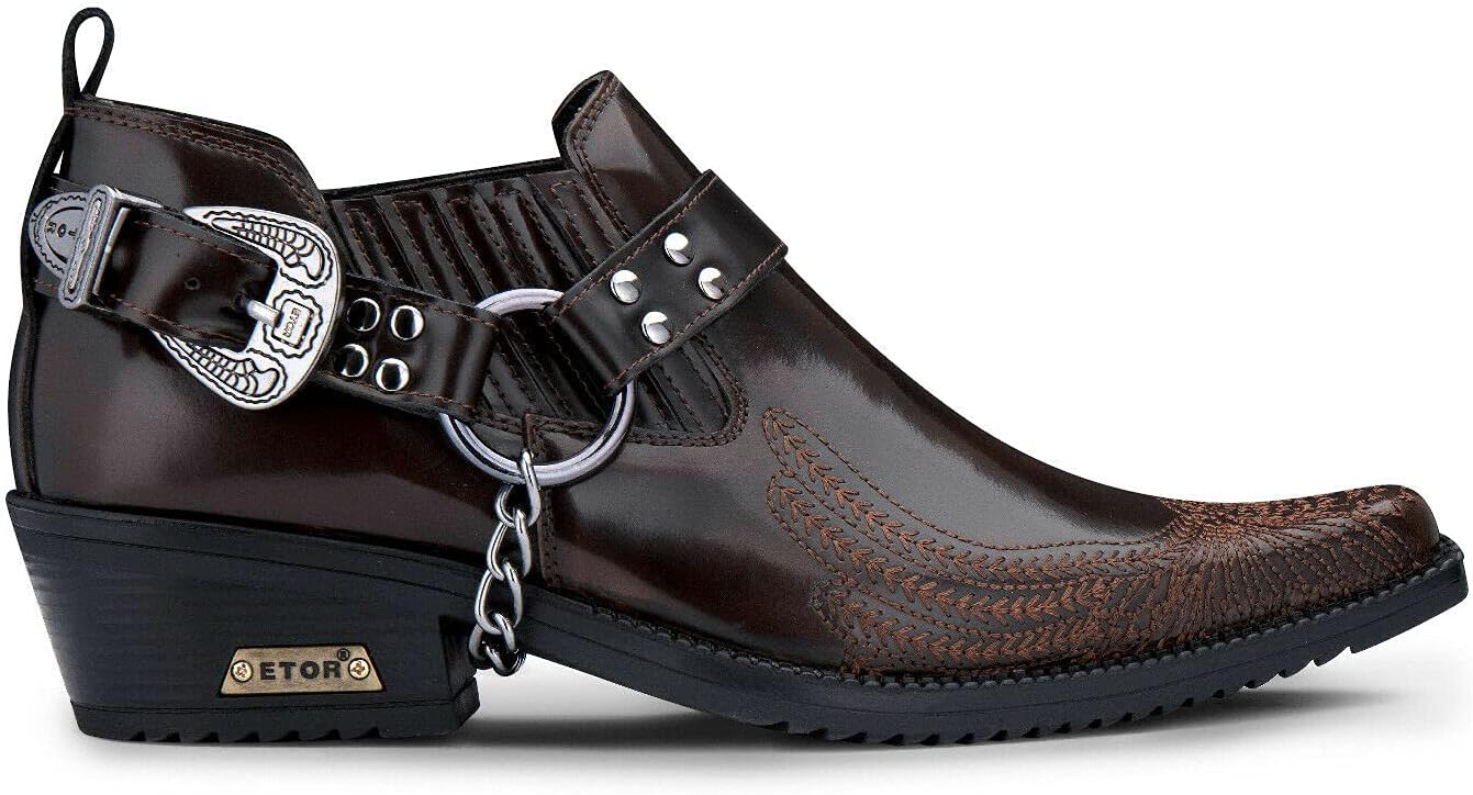 Мужские кожаные ковбойские туфли для вестерн-танцев Eagle с металлической цепочкой Куба Винклпикерс Infinity Leather, коричневый
Мужские кожаные ковбойские туфли для вестерн-танцев Eagle с металлической цепочкой Куба Винклпикерс Infinity Leather, коричневый