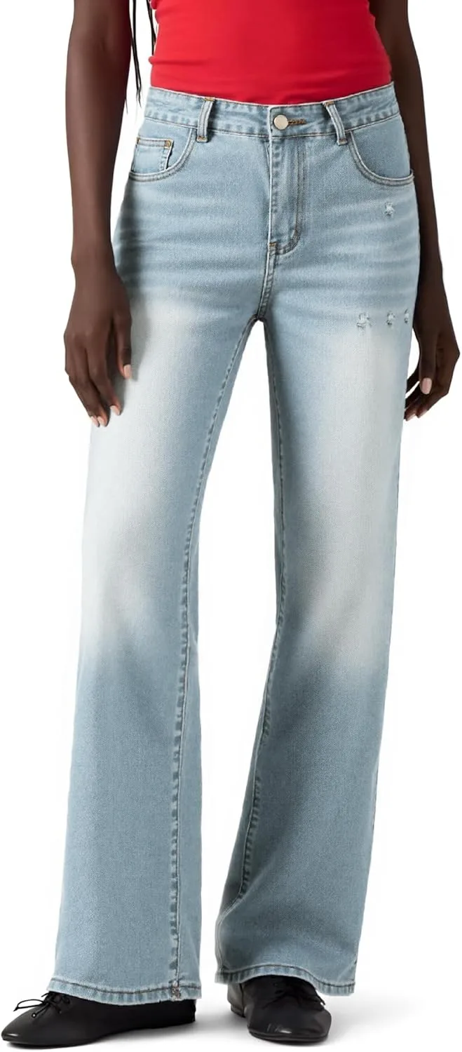 Женские джинсы baggy с высокой талией, свободного кроя, широкие EMMIOL
Женские джинсы baggy с высокой талией, свободного кроя, широкие EMMIOL