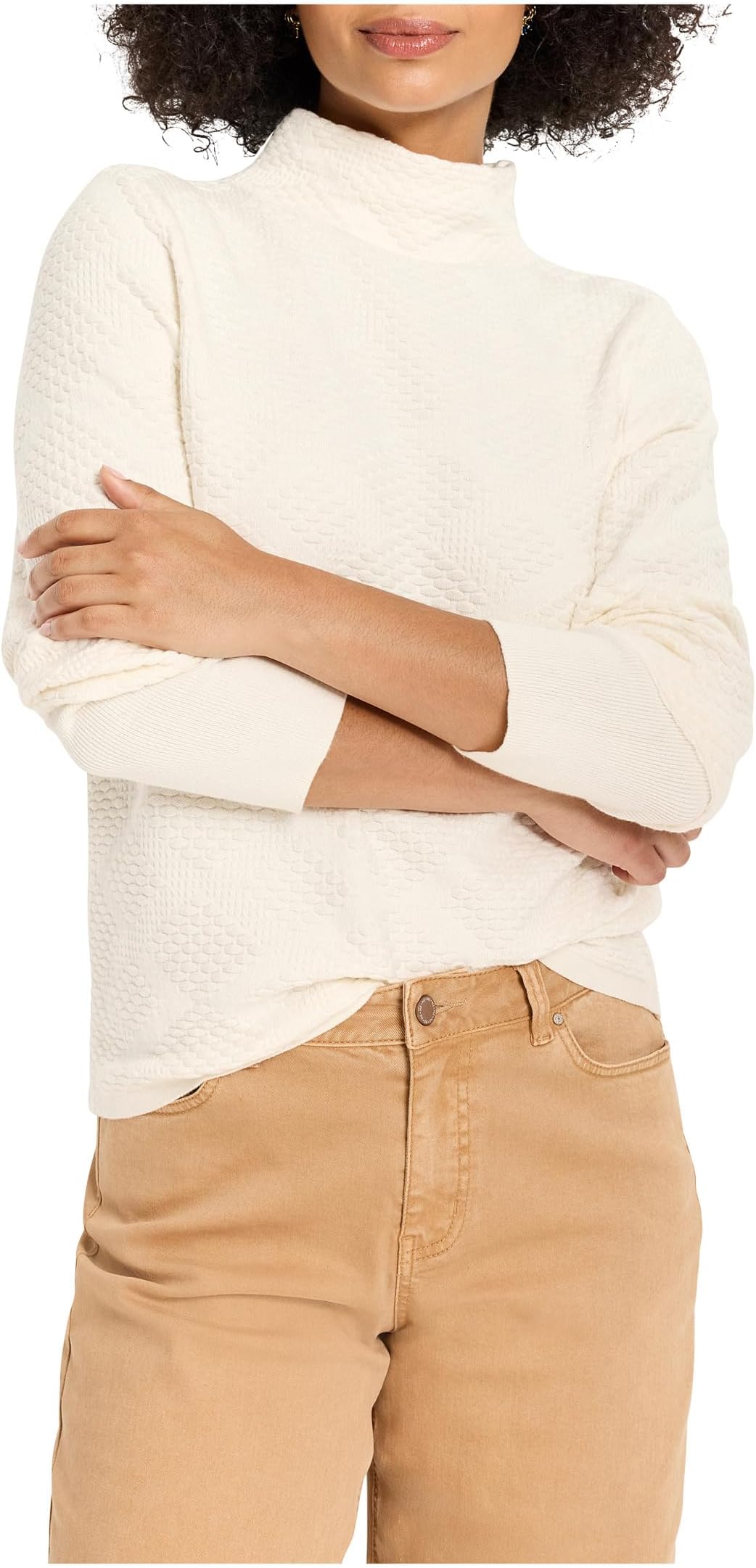 Свитер NIC+ZOE Women's Textured Diamonds Sweater, Classic Cream
Свитер NIC+ZOE Women's Textured Diamonds Sweater, Classic Cream