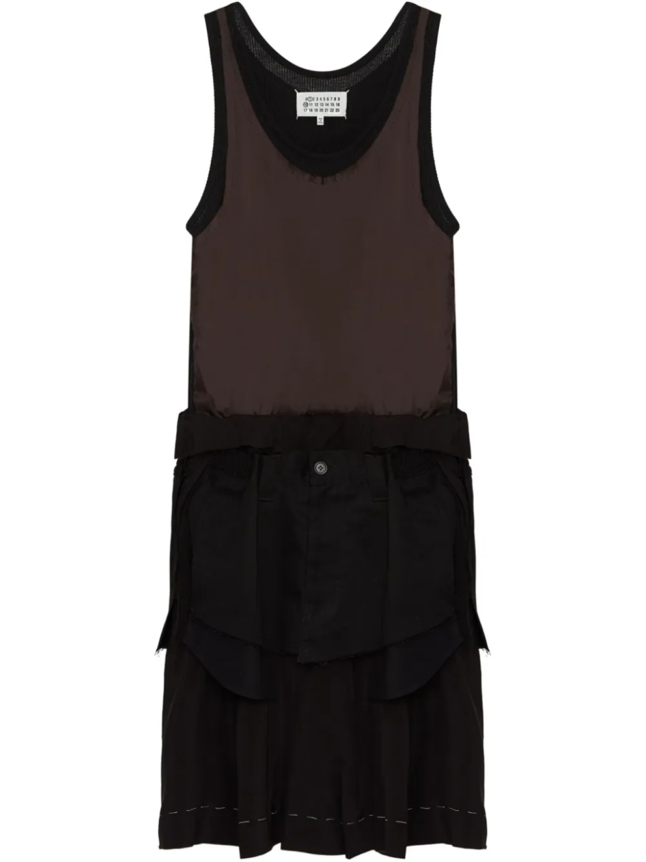 Платье миди из поплина Maison Margiela, коричневый
Платье миди из поплина Maison Margiela, коричневый