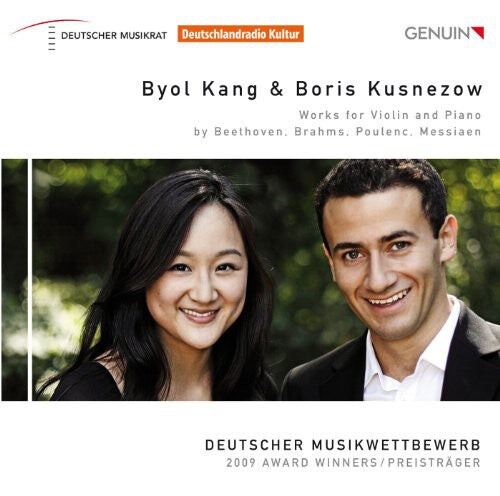 CD диск Kang / Kusnezow / Beethoven / Brahms / Poulenc: Works for Violin & Piano
CD диск Kang / Kusnezow / Beethoven / Brahms / Poulenc: Works for Violin & Piano