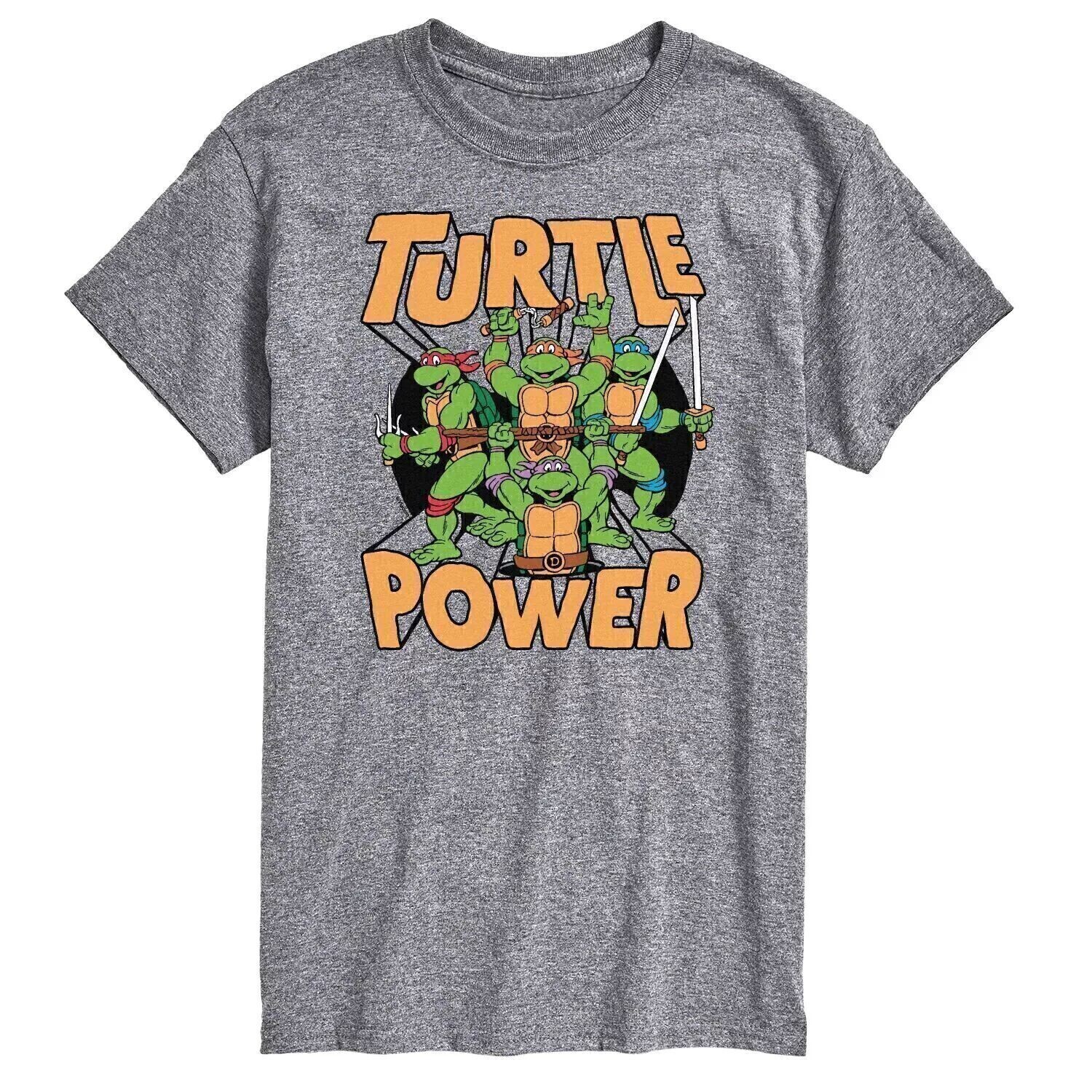 Футболка с рисунком Big & Tall TMNT Turtle Power License, серый
Футболка с рисунком Big & Tall TMNT Turtle Power License, серый