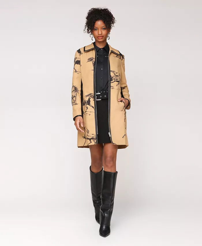 Женская куртка на молнии спереди Avec Les Filles, коричневый/бежевый
Женская куртка на молнии спереди Avec Les Filles, коричневый/бежевый