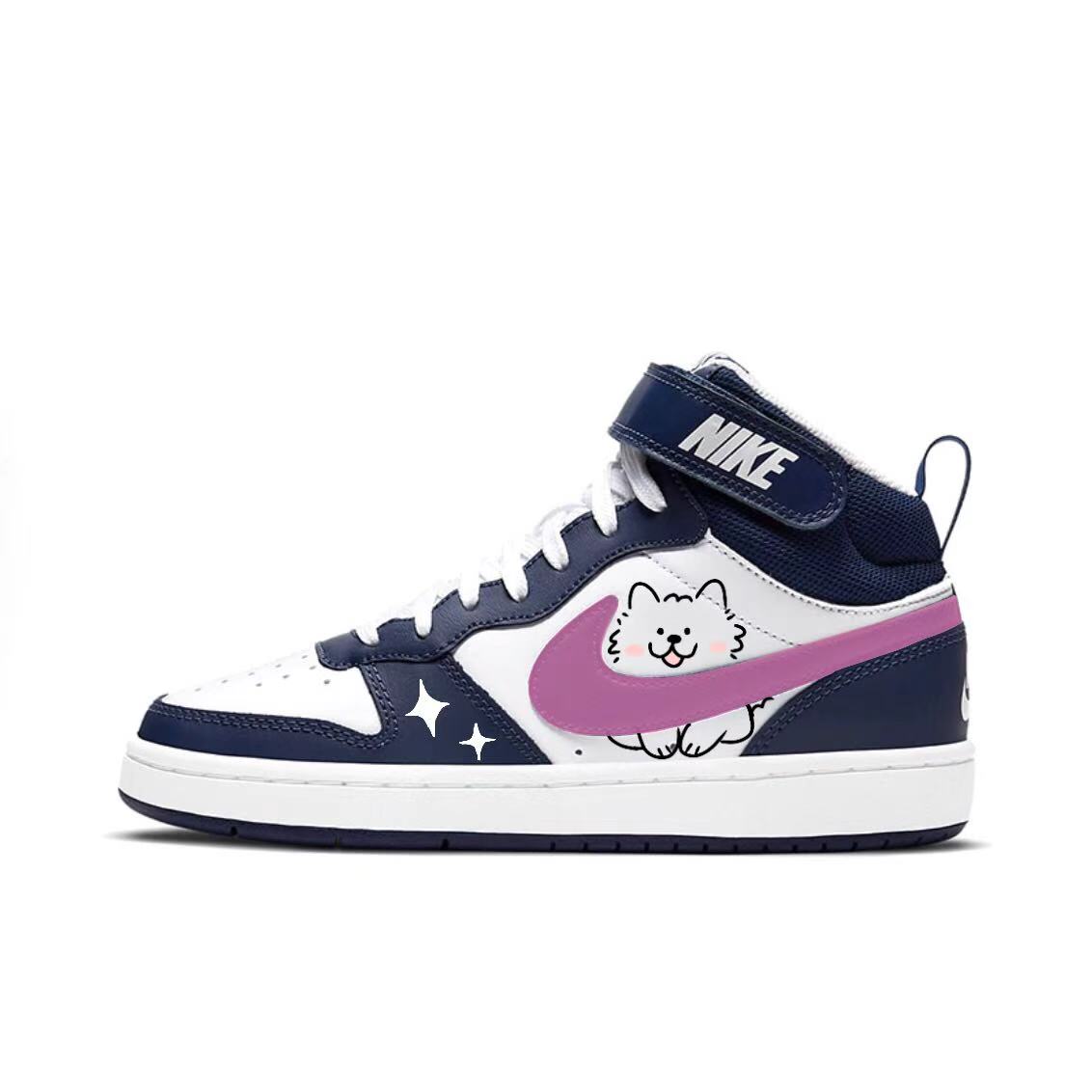 Nike Court Borough Berry Sam устойчивые к истиранию мид-топ скейтборд кроссовки navy blue детские
Nike Court Borough Berry Sam устойчивые к истиранию мид-топ скейтборд кроссовки navy blue детские