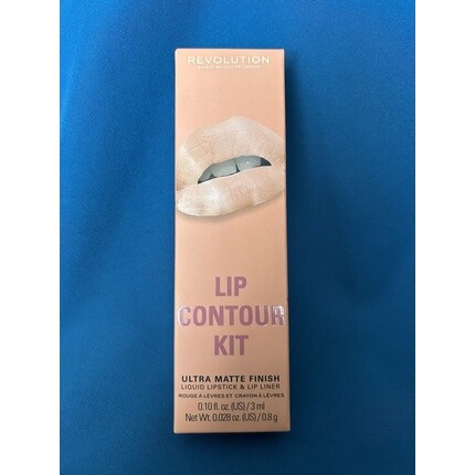 Набор для контурирования губ London Makeup с ультраматовым финишем, 0,10 жидких унций., Revolution 
Набор для контурирования губ London Makeup с ультраматовым финишем, 0,10 жидких унций., Revolution