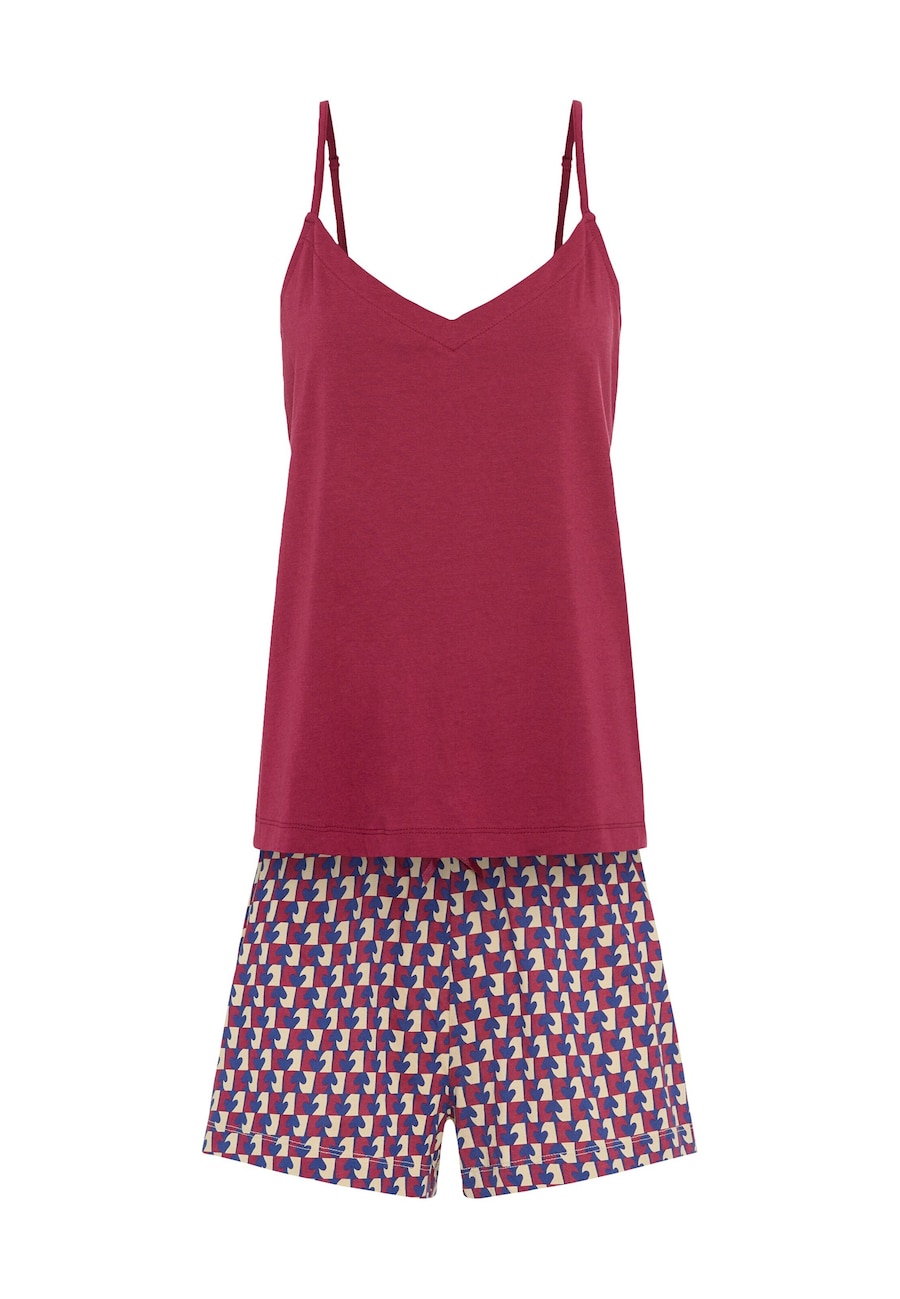 Короткий пижамный комплект LSCN by LASCANA, Berry
Короткий пижамный комплект LSCN by LASCANA, Berry