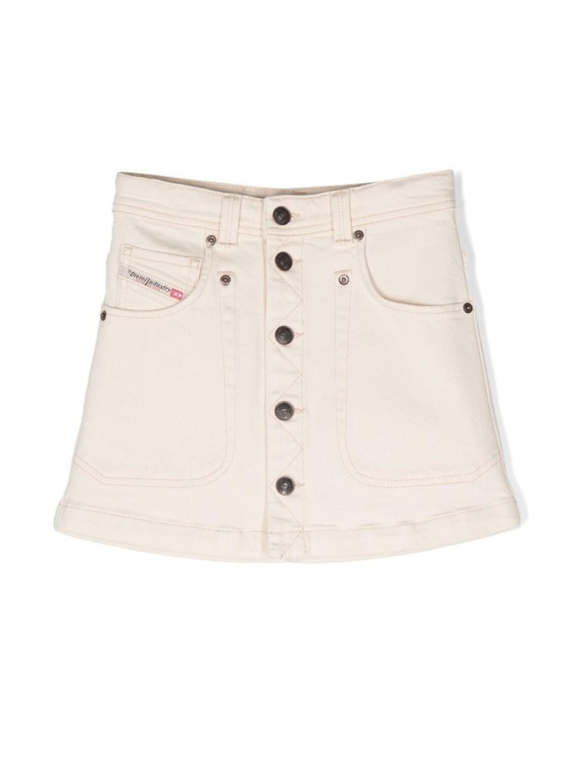 Diesel джинсовая юбка на пуговицах, нейтральный цвет
Diesel джинсовая юбка на пуговицах, нейтральный цвет