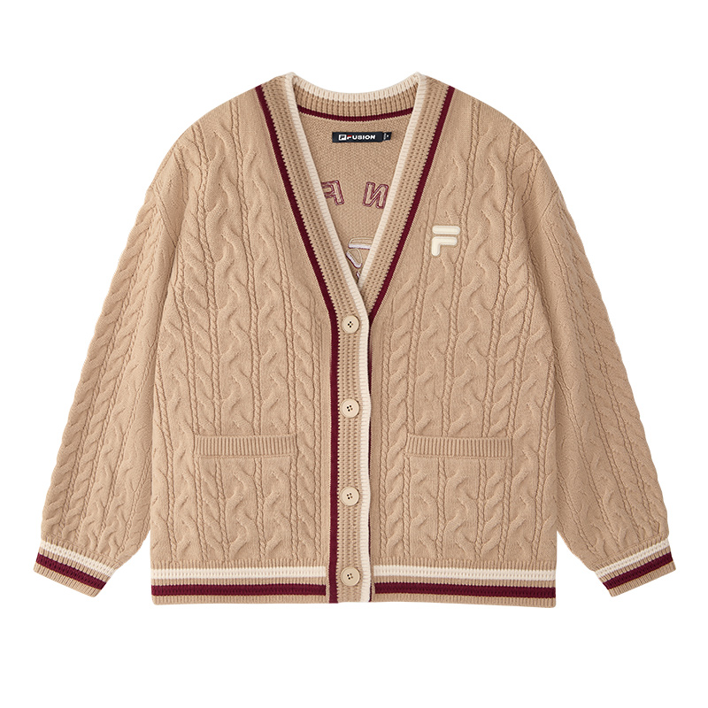 FILA FUSION FOB Series вязаный свитер женский винтажный khaki
FILA FUSION FOB Series вязаный свитер женский винтажный khaki