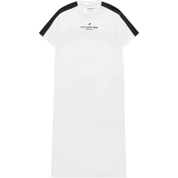Платье с короткими рукавами женское стандартное белое-WT Fila Fusion
Платье с короткими рукавами женское стандартное белое-WT Fila Fusion