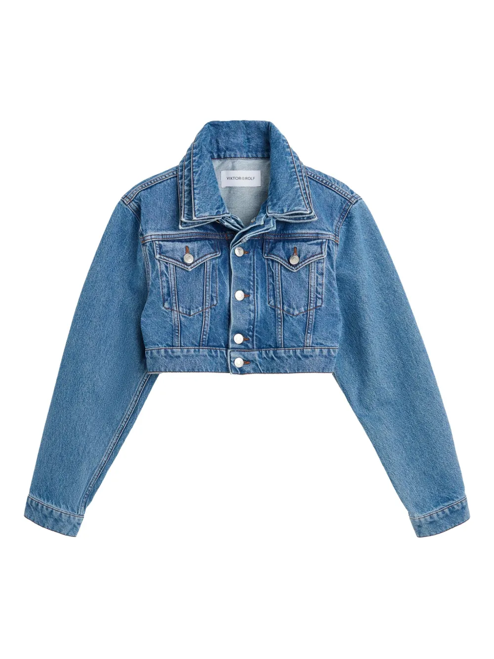 Многослойная джинсовая куртка Viktor & Rolf, синий
Многослойная джинсовая куртка Viktor & Rolf, синий