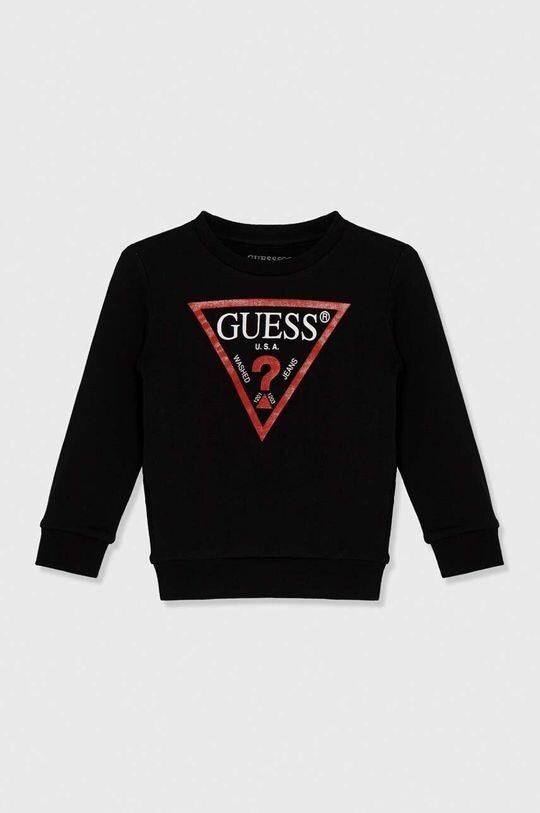 Детская хлопковая толстовка Guess, черный
Детская хлопковая толстовка Guess, черный