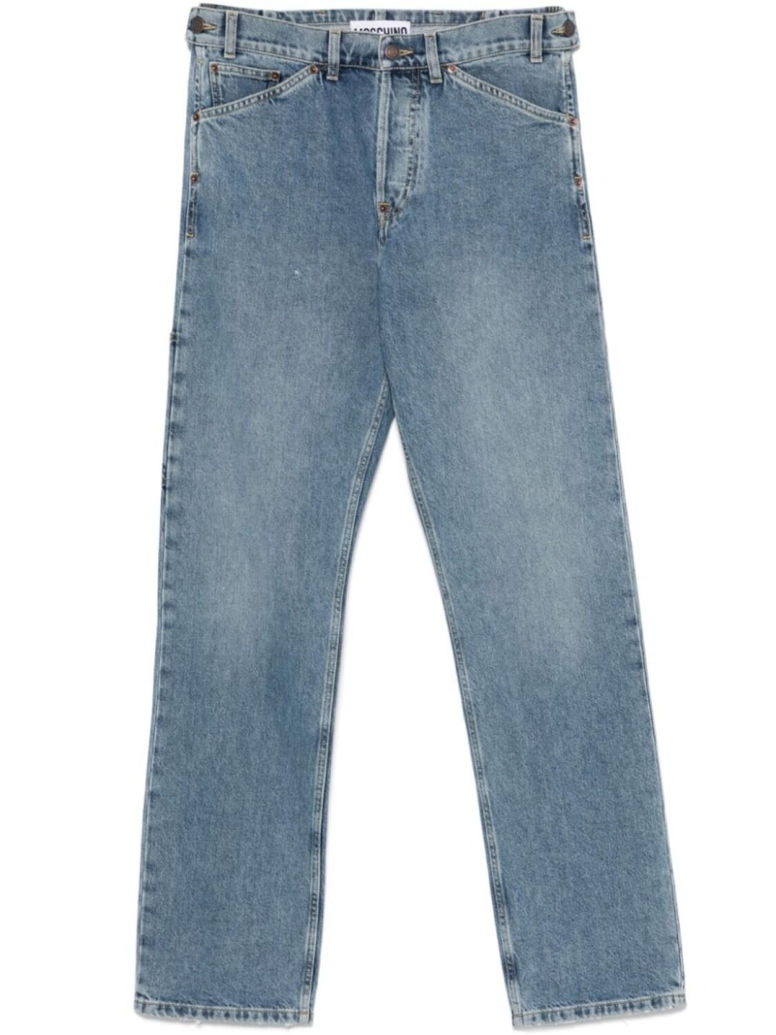 Джинсы прямого кроя Moschino, синий
Джинсы прямого кроя Moschino, синий