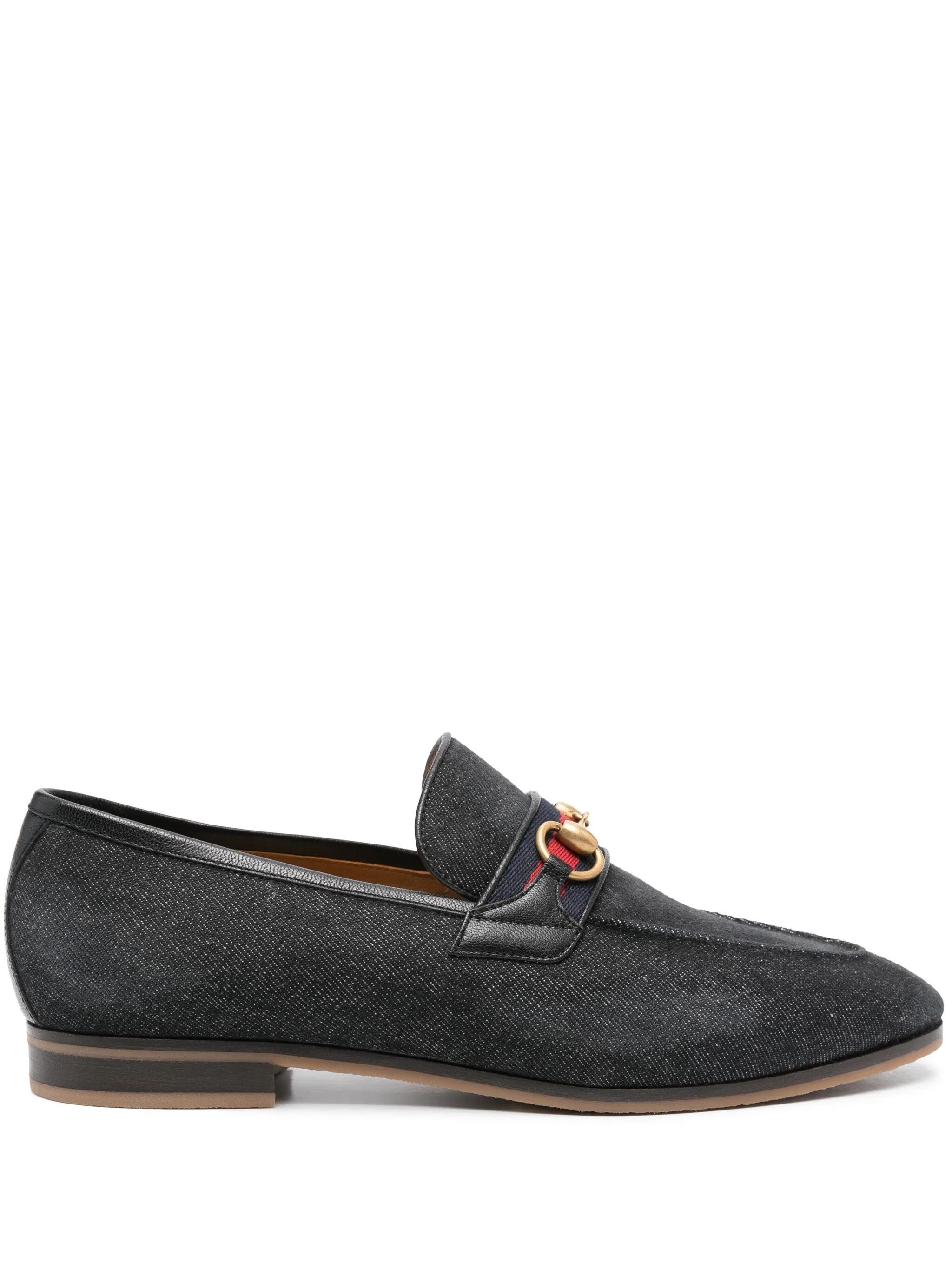 Джинсовые лоферы Horsebit Gucci, черный
Джинсовые лоферы Horsebit Gucci, черный
