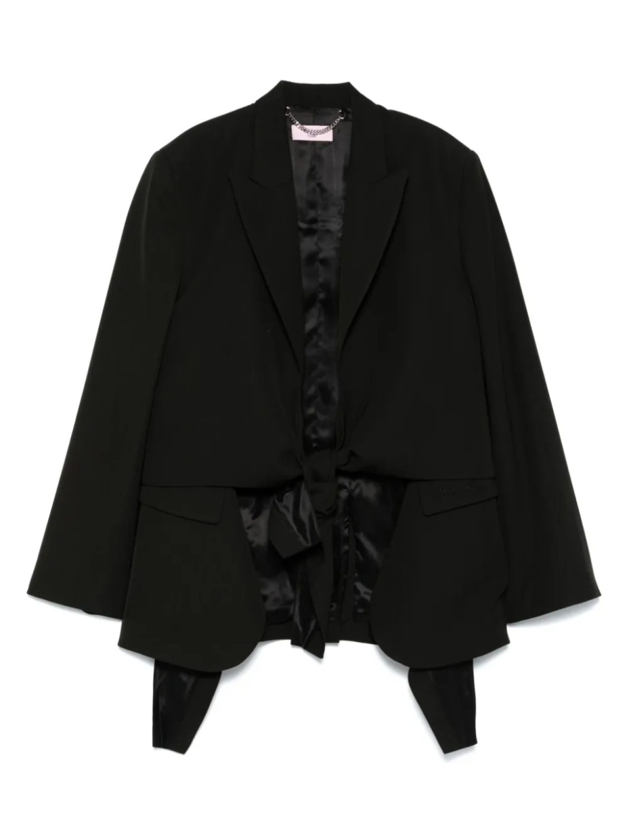 Martine Rose пиджак строгого кроя с узлом, черный
Martine Rose пиджак строгого кроя с узлом, черный