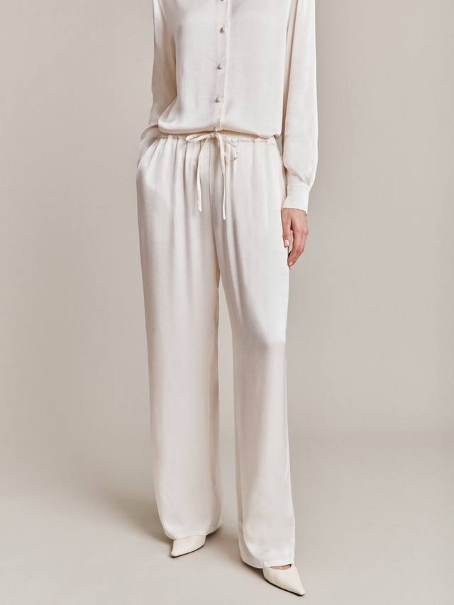 Широкие брюки имоджен Ghost, слоновая кость 
Широкие брюки имоджен Ghost, слоновая кость