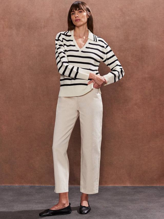 Джемпер с воротником в полоску Ro&Zo, цвет Natural
Джемпер с воротником в полоску Ro&Zo, цвет Natural