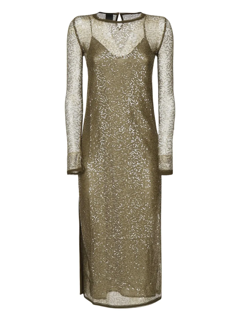 Платье миди с пайетками PINKO, зеленый
Платье миди с пайетками PINKO, зеленый